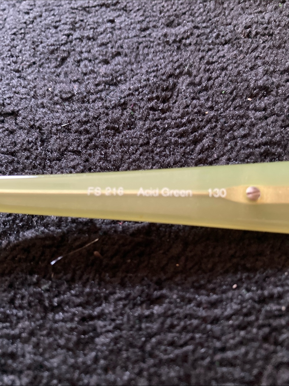 Fendi Translucent Green Oval Sunglasses - Picture 4 of 10